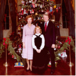 Christmas President James Jimmy Carter White House Photo Sculpture Magnet<br><div class="desc">White House Christmas of James Earl Jimmy Carter Jr. family. Jimmy Carter served as the 39th President of the United States from 1977 to 1981. He was awarded the 2002 Nobel Peace Prize for work to find peaceful solutions to international conflicts, to advance democracy and human rights, and to promote...</div>