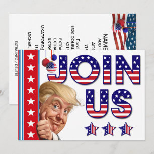 Christmas Presidential Election Celebration Invitation