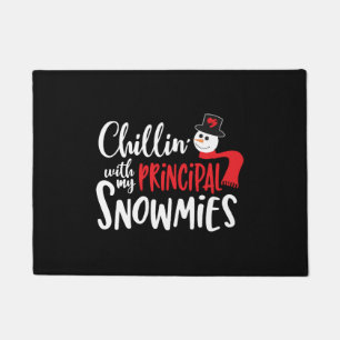 Christmas principal, principal design doormat