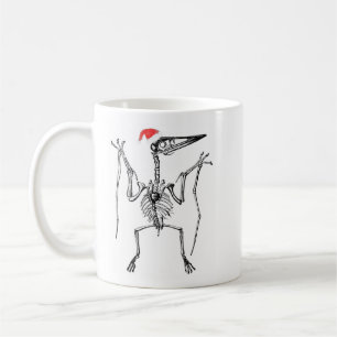 Christmas Pterodactyl Coffee Mug