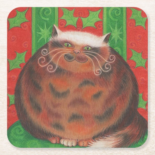 Christmas Pud coaster (Front)