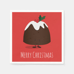 Christmas Pudding Christmas Napkin