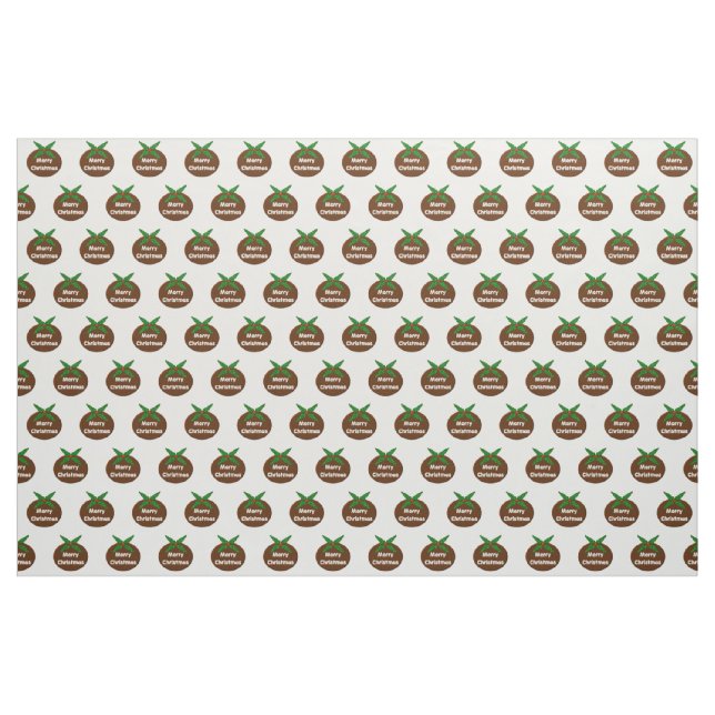 Christmas Pudding Custom Craft Fabric (Yard)
