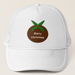 Christmas Pudding Custom Festive Trucker Hat