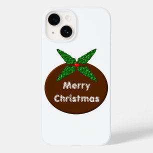 Christmas Pudding Customisable Case-Mate iPhone 14 Case