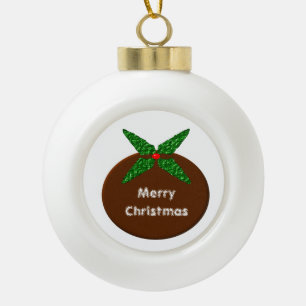 Christmas Pudding Customisable Ornament