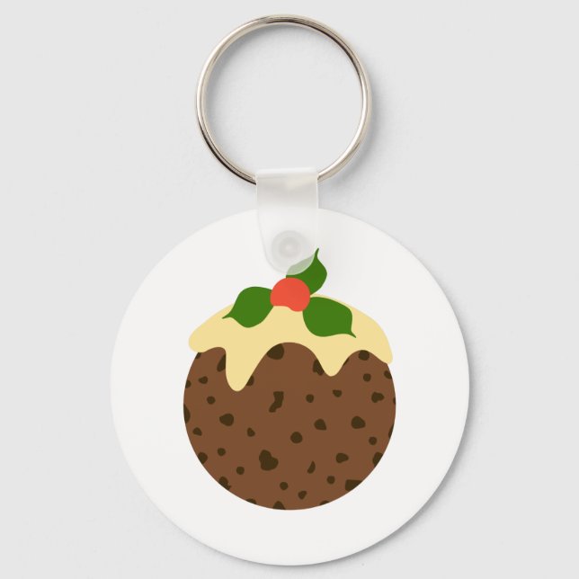 Christmas pudding key ring (Front)