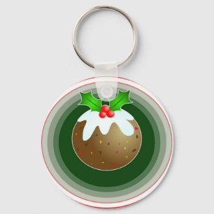 Christmas Pudding Key Ring