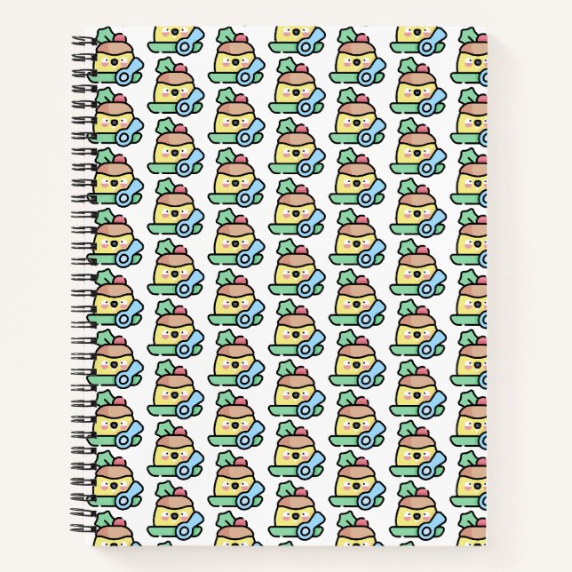 christmas pudding notebook (Front)