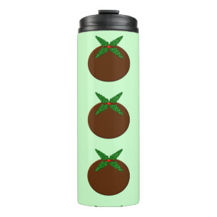 Christmas Pudding Thermal Tumbler
