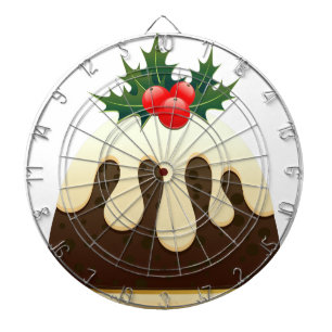 christmas puddings dartboard