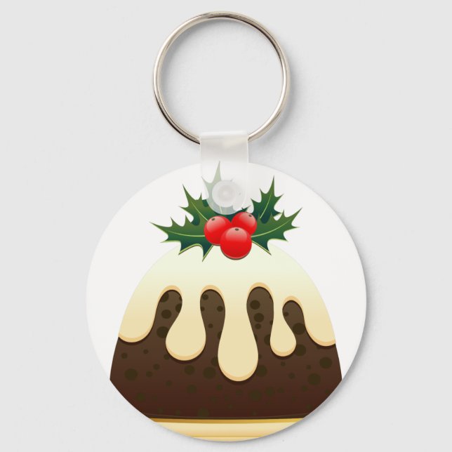 christmas puddings key ring (Front)