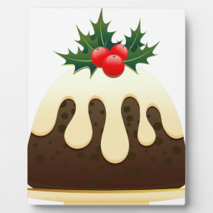 christmas puddings plaque