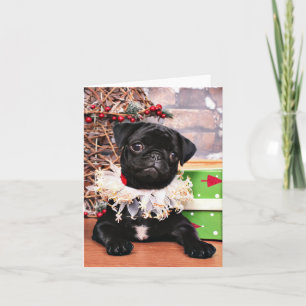 Christmas - Pug - Daisy Mae Holiday Card