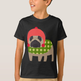 Christmas Pug Dog T-Shirt