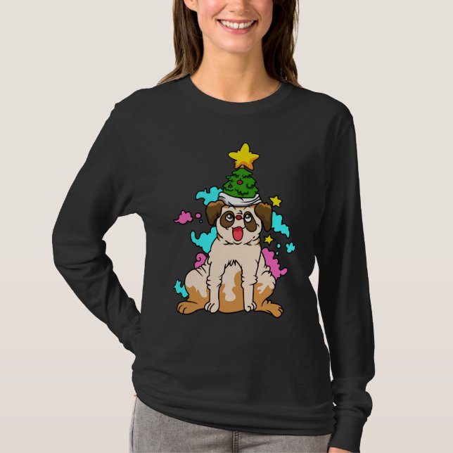 Christmas Pug Essential T-Shirt 117 (Front)