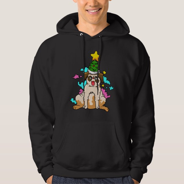 Christmas Pug Essential T-Shirt 117 Hoodie (Front)