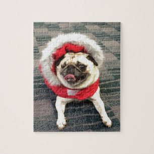 Christmas Pug Jigsaw Puzzle