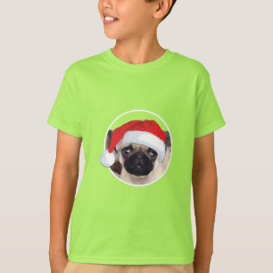 Christmas Pug - Kids' Basic T-Shirt