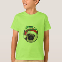 Christmas Pug - Kids' Basic T-Shirt