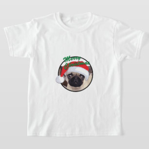 Christmas Pug - Kids' Basic T-Shirt