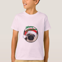 Christmas Pug - Kids' Basic T-Shirt