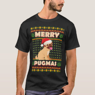 Christmas Pug Merry Xmas Dog Life Essential 956 T-Shirt