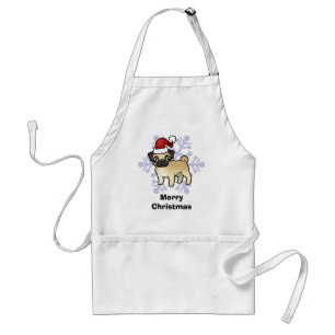 Christmas Pug Standard Apron