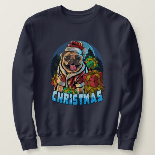 Christmas Pug Sweatshirt