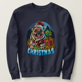 Christmas Pug Sweatshirt