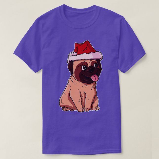 Christmas Pug T-Shirt (Design Front)