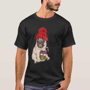 Christmas Pugs Merry Pugmas Santa Gingerbreads Cos T-Shirt