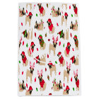 Christmas Pugs White