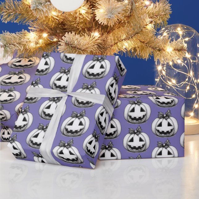 Christmas Pumpkin Wrapping Paper (Holidays)