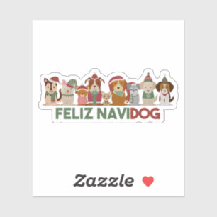 Christmas Pun: Feliz Navidog