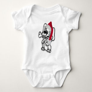 Christmas Puppy Baby Bodysuit