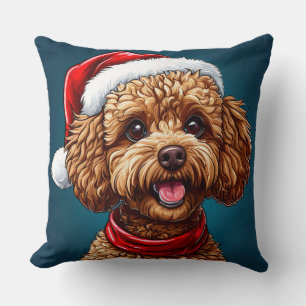 🎄 Christmas Puppy Decor For Holiday Dog Lover Cushion
