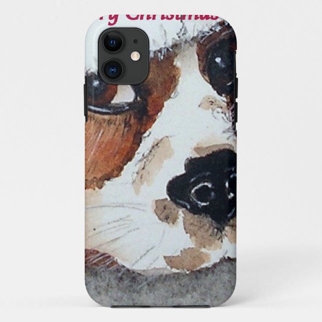 Christmas puppy dog Case-Mate iPhone case (Back)