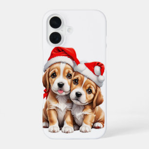 Christmas Puppy Dogs iPhone 16 Case