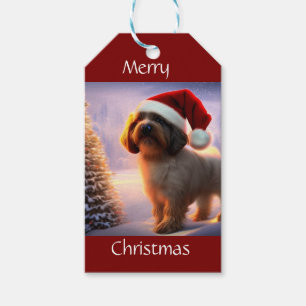 Christmas Puppy Gift Tags