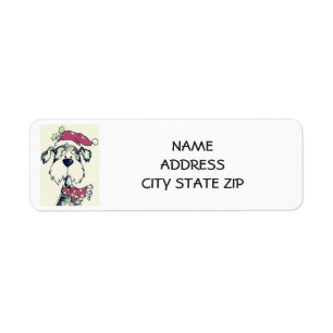 **CHRISTMAS PUPPY** RETURN ADDRESS LABEL