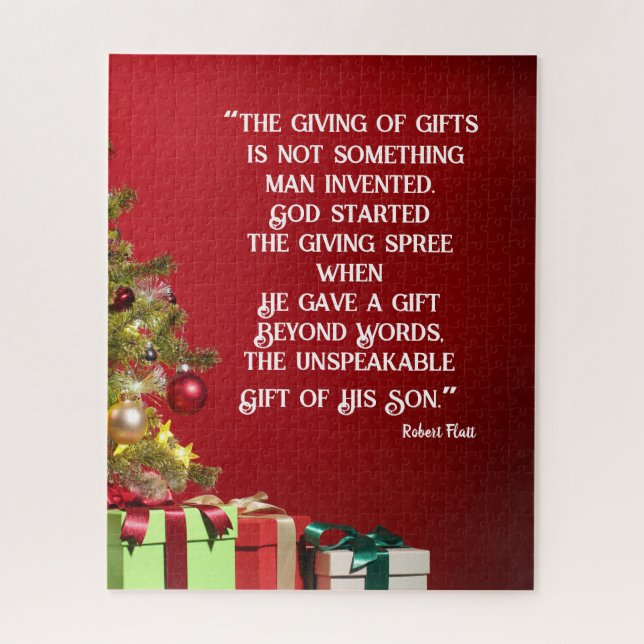 Christmas Puzzle The First Gift Given (Vertical)