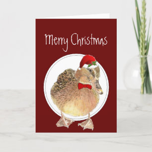 Christmas Quacker, Funny Duck Humour Holiday Card