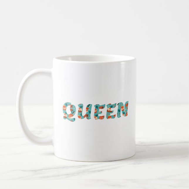 Christmas Queen Coffee Mug (Left)