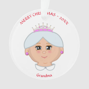 Christmas queen for mum, aunty, grandma, teacher ornament