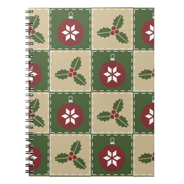 Christmas Quilt Notebook (Front)