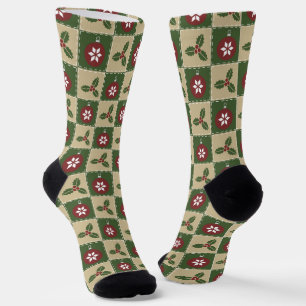 Christmas Quilt Socks