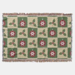 Christmas Quilt Throw Blanket