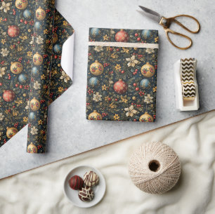 Christmas Quilted Pattern Wrapping Paper