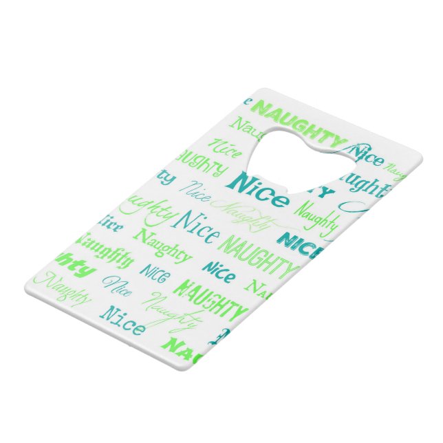 Christmas Quote Fun Naughty or Nice (Back Angled)